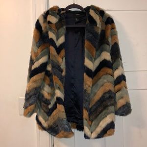 Hooded Faux Fur Forever Jacket